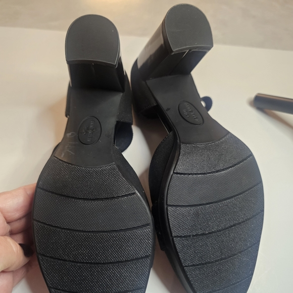 ANNE KLEIN BLACK WOMENS CAIN PUMP SHOES SIZE 6.5 PREPPY SECRETARY - Picture 5 of 6